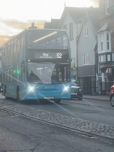 Arriva Buses Wales 4555 CX14AZO On Route 52 To Rhyl Bus Station (Direct Service)