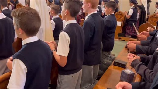 “The Rosary is a powerful weapon to put the demons to flight and to keep oneself from sin… If you desire peace in your hearts, in your homes, and in your country, assemble each evening to recite the Rosary. Let not even one day pass without saying it, no matter how burdened you may be with many cares and labors.” -St. Louis de Montfort #praytherosary #rosary | Sisters of St. Thomas Aquinas