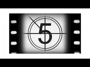 10 second countdown Movie film roll