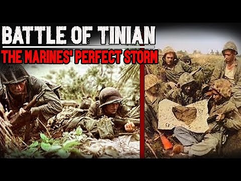 The Full Battle of Tinian 1944: Rare Footage of the Marines’ Perfect Landing | WW2 Documentary