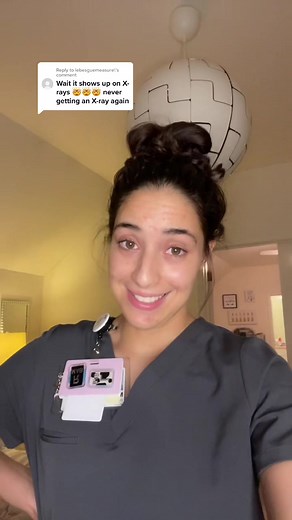 Reply to @lebesguemeasure we don’t look that hard so don’t worry it’s all good👍#xraytechnologist #radigraphy #questionanswer #doesitshowup #didyouknow #itshowsup #funny #humor #dontstress #breakthenews #whosgonnatellem