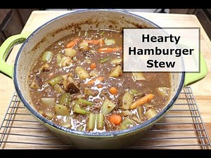 Hearty Hamburger Stew