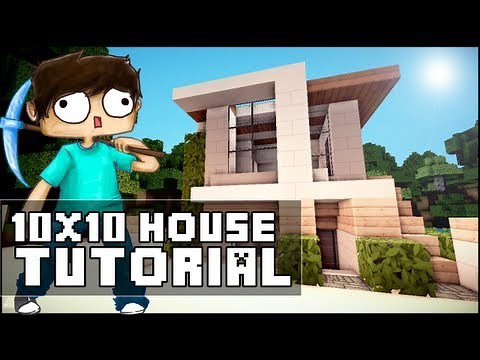 Minecraft House Tutorial: 10x10 Modern House