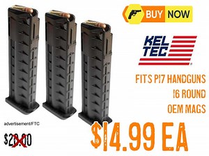 Kel-Tec P17 OEM .22LR 16 Round Magazines $14.99 Each