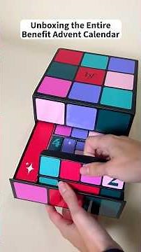 Unboxing the Entire Benefit Advent Calendar