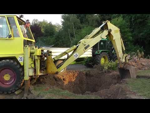 Baggern mit Kramer Allrad, Shaeff und John Deere - Sound