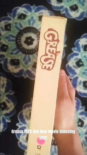 Grease 1978 And New Movie Unboxing VHS? 📼😎🕶️💈🎶🚗😍🪥🧼