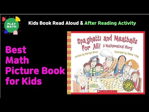 Animated Kids Book Read Aloud | Spaghetti And Meatballs By Marilyn Burns [Geometry]
