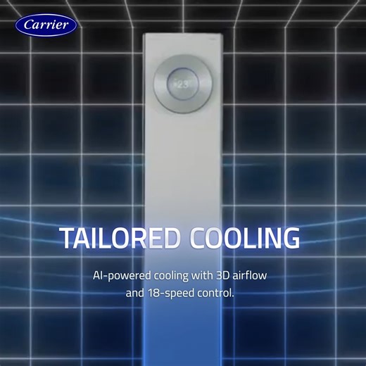 Not all cooling systems are designed to understand you. True comfort is seamless and intuitive -- not one-size-fits-all. Carrier Opus adapts to your rhythm with AI Cooling Air, 3D airflow, and 18-speed control. This is AirConditioning Redefined with intelligence and intention. Be AirConfident in comfort that knows you. Learn more at carrier.com.ph #CarrierOpus #AircConditioningRedefined | Carrier Philippines