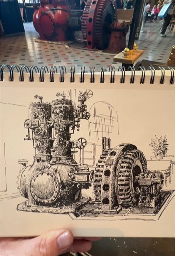 Sailor Fude de Mannen Fountain Pen: Art in Action