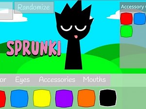 Creating my own character in Sprunki!