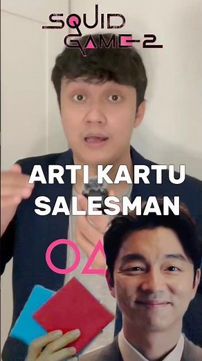 ARTI KARTU YANG DITAWARKAN OLEH SALESMAN DI SQUID GAME #squidgame2 #squidgame #shorts