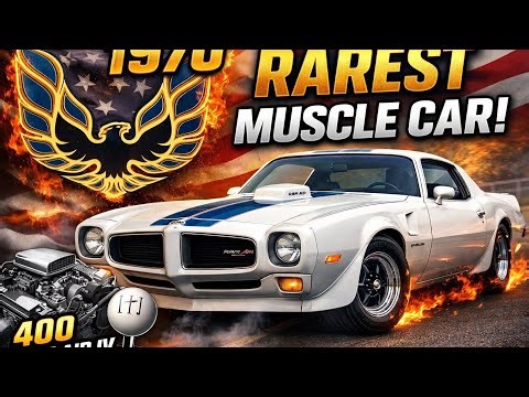 1970 Pontiac Firebird Trans Am – The Rarest American Muscle Car Ever Built!