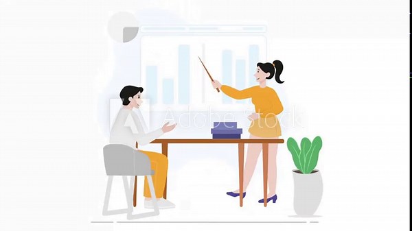 Effective Team Collaboration: A 4K Animated Design Depicting Professional Presentation and Engaging Learning Environment with a Focus on Communication, Strategy, and Productivity in the Workplace