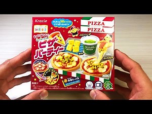 DIY Japanese Candy Kracie Popin' Cookin' Pizza Party (ピザパーティー)