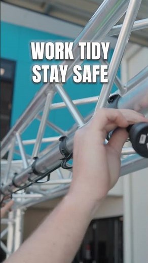 Lighting Truss Cable Clips – Tidy Setup, Safer Stage