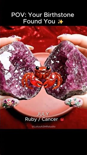 This Ruby Geode Sound Will Relax You ✨ #asmr #geode #satisfying