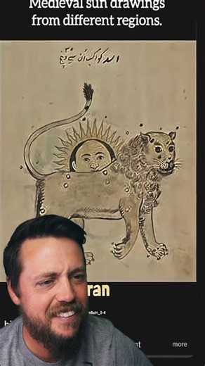 Medieval sun drawings from different regions?!