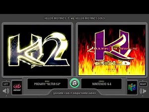 Killer Instinct 2 (Arcade vs Nintendo 64) Side by Side Comparison (Killer Instinct Gold)