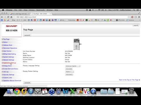 How To Setup Inbound Routing or Fax Forwarding on Sharp Fax / Copier / Printer / Scanner