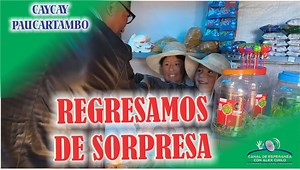 REGRESAMOS DE SORPRESA A LA BODEGUITA LA ESPERANZA, GRACIAS A I RUN LLEVANMOS BUZOS Y ZAPATILLAS. https://www.youtube.com/watch?v=lyQUWWSsO_g&t=299s | Canal de Esperanza En Vivo