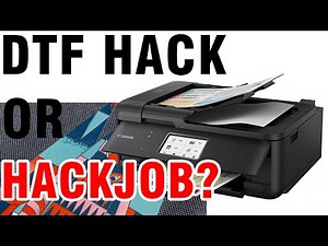 DTF with INKJET INK - Hack or Hackjob? I put it to the test