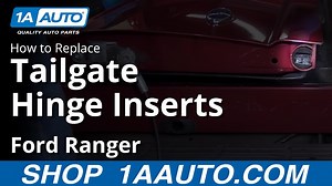 How to Replace Tailgate Hinge Inserts 1998-2012 Ford Ranger