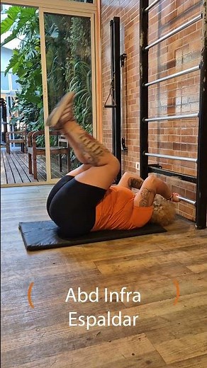 Exercícios Abdominais - Abdominal infra no espaldar #academia