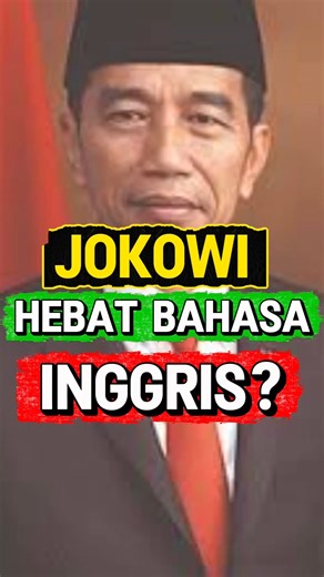 JOKOWI HEBAT BERBAHASA INGGRIS? #jokowidodo
