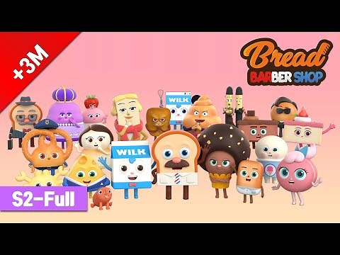 BreadBarbershop2 | Season2 Compilation! | english/animation/dessert/cartoon