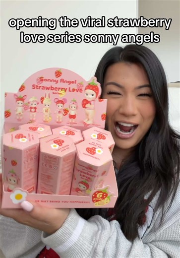 Unboxing the Viral Strawberry Love Series Sonny Angel Blind Box