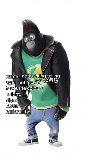 Johnny sings: My name, my age, my favourite colour template
