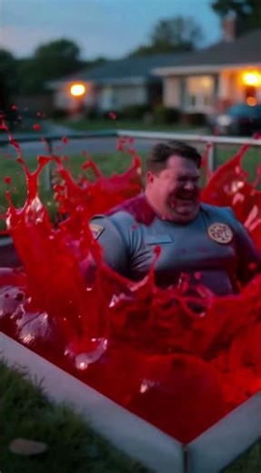 He Loves His Jello Pool #jellopool #poolparty #fails