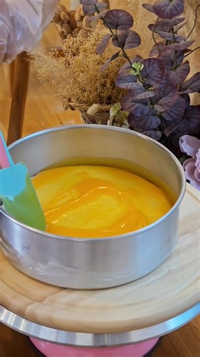 Make orange cake before cutting | DeerBunnyเค้กโฮมเมด
