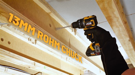 Built for Site Work. Ready for Tough Jobs. 💪 JCB Pro 18V Compact Combi Drill — 75Nm brushless power for drilling, fixing, and hammer work on site. ⚡ 2-speed gearbox 23 3 settings 🔩 ROHM 13mm metal chuck 🔋 2×5.0Ah batteries fast charger Trade-tough, compact, and reliable. Get it done right. 👷‍♂️ | JCB Tools