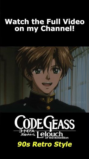 CODE GEASS - 90s Retro Anime