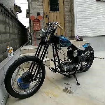 ホンダ ジャズ JAZZ50 HONDA カスタム 50cc リジットフレーム スプリンガーフォーク ジョッキーシフト chopper minichopper オールドスクール