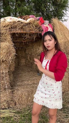 In the past, my grandfather took me to make a sleeping pavilion for the winter. #sleeping pavilio...