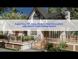 How to install Zylorix 42" cable railing system for your deck or patio?