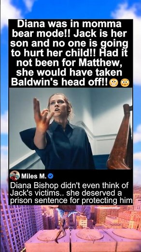 Diana Bishop Attack Baldwin | A Discovery Of Witches Season 3 Episode 2