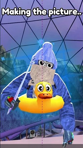 Making in-game pfp’s in Gorilla Tag! 🔥#gorillatag #gorillatagquest #fypシ