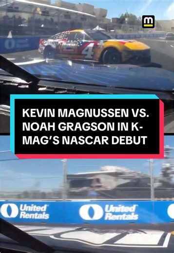 Why did Magnussen and Gragson face off after Sunday’s race? Multiple run-ins shown in the onboard footage. 👀 #nascar #f1 #kevinmagnussen #imsa #wec