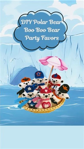 How I make my Boo Boo Bears Party Favors for a kid's party!