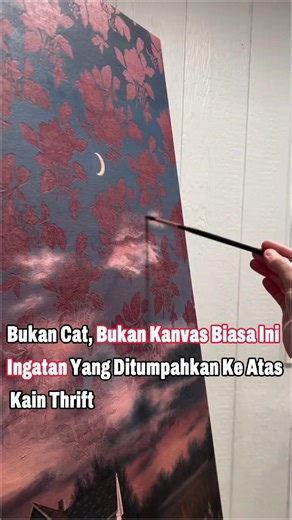 The Painter Who Uses Used Cloth as His Canvas