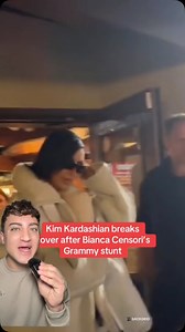 Kim Kardashian can barely walk straight after seeing Bianca Censori on the red carpet at the Grammys ￼#kimkardashian #biancacensori #kanyewest | Sloan Hooks