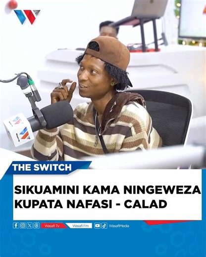 Wasafi FM on Instagram: "SIKUAMINI KAMA NINGEWEZA KUPATA NAFASI YA KUIMBA NA RAYVANNY ——- @calad_bongo Cc. @lilommy @ammygal_tz @djaflex #Theswitch"