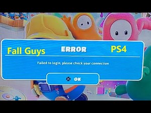 How to fix Failed to login, please check your connection Fall Guys PS4