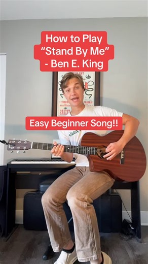 Dave - Beginner Guitar Teacher on Instagram: "How to Play “Stand By Me” - Ben E. King 🎸 #musiciansoftiktok #fyp #foryou"