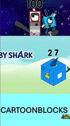 Cartoonblocks cubes 1 to 1000 #cartoonblocks # #numberblocksanimation #numberblocks