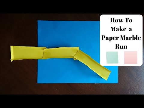 How to Make a Paper Marble Run
